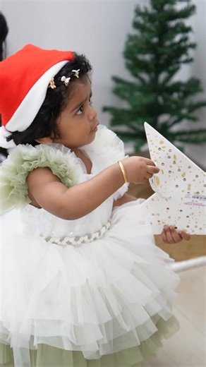 Manikandan D on Instagram: "Decorating the house together❤️ Tree up, lights everywhere, Nadhi supervising everything 🤍🎄 All our Christmas finds and a few home upgrades came from @supersaravanastores"