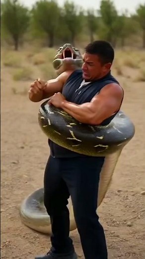 Giant Green Anaconda Attack Caught on Camera 😱 | Unbelievable Snake Moment #shorts