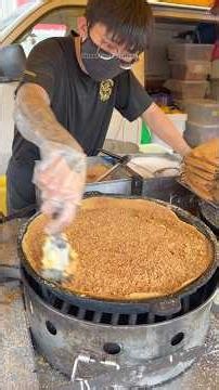 Simple Ingredients! How To Make Huge Peanut Pancake