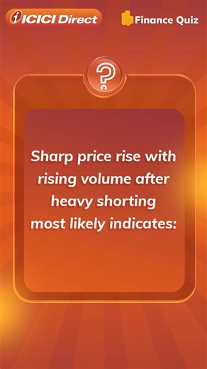 Test Your Knowledge | Sharp Price Rise After Heavy Shorting | ICICI Direct