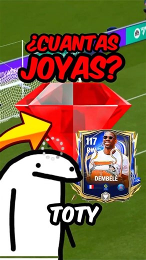 CUANTAS JOYAS DEBES TENER PARA LOS TOTY EN FC MOBILE #shorts
