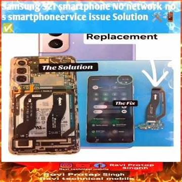 Samsung S21 smartphone No network no s smartphoneervice issue Solution 🛠️📲✅