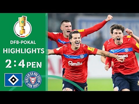 PENALTY UPSET MADNESS | Hamburger SV vs. Holstein Kiel 1-1 | Highlights | DFB-Pokal Round of 16