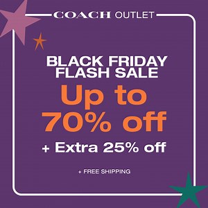 Enjoy up to 70% off plus an extra 25% off and free shipping (yes, seriously). Hurry over to Coach Outlet. | Coach