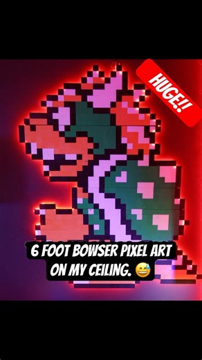 I Put Mario and Bowser on My Ceiling