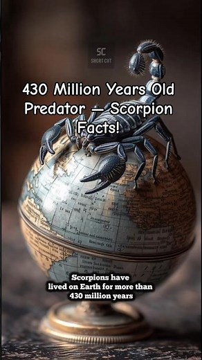 430 Million Years Old Predator — Scorpion Facts!