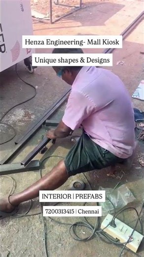 “Guess the Influencer 😲 Building a Premium Mall Kiosk | Henza Engineering”