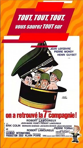On a retrouvé la 7ème compagnie (1975) de Lamoureux – le trio culte revient ! 😂 #Cinema #Comédie