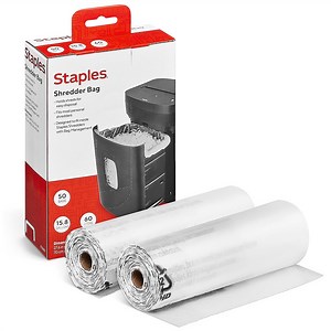 Staples Shredder Bags 15.8 Gal. 50/Box (22403)