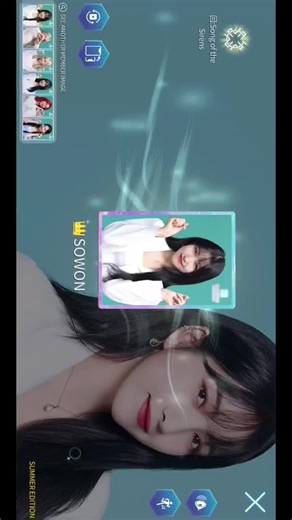 Super Star GFriend Sowon Card Summer Edition Animation