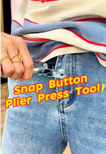 Wow, see what I crafted! Eyelets are neat and tight, fit perfectly. My pal thought I hired an expert—nope, just this set✨ #CraftResults #ProLevelDIY #SnapButtons​#tiktokshop #fyp