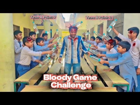 Cups Stacking and bottle collect Race | Game Challenge with school kids | Viral Funny Game