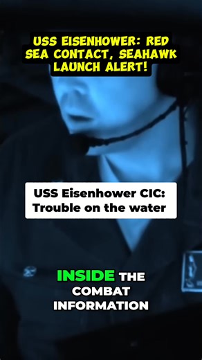 USS Eisenhower: Red Sea Contact, Seahawk Launch Alert! #navy #ship | Navy Media