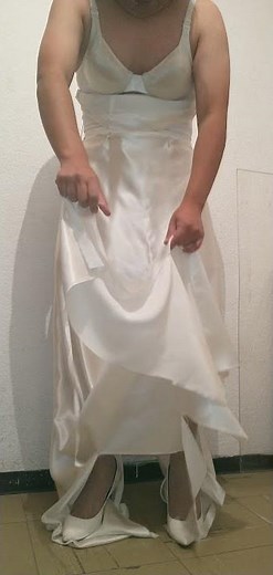 Ripped Wedding Dress Satín Part 2