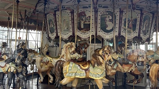 Historic Hampton Carousel reopens Saturday, but celebration delayed due to inclement weather
