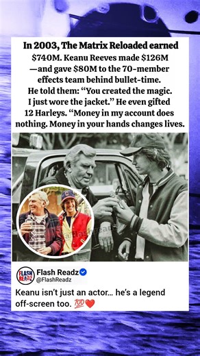 Keanu Reeves Just Gave $80M to His Crew