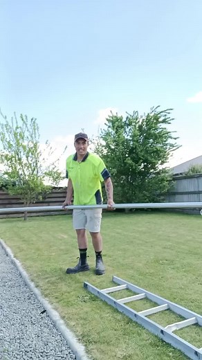 Setting Up a Ladder for Outdoor Projects