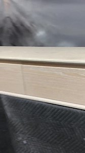 White Oak Floating Media Console - Etsy