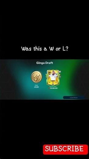 I got a Ginga RW #fcmobile #packopenning #ginga #gingapack