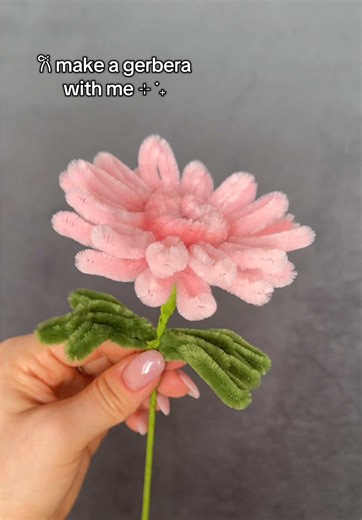 Gerbera Flower Pipe Cleaner Tutorial
