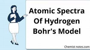 Atomic Spectra: Atomic Spectra Of Hydrogen Bohr's Model - Chemistry Notes