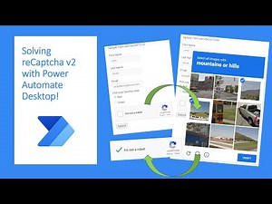 Solving reCaptcha v2 challenge with Power Automate Desktop