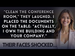 At The Board Meeting, They Called Me Janitor—Then Read The Ownership Papers