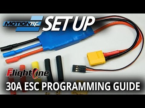 FlightLine 30A ESC Programming Guide - Audible Beeps - Motion RC