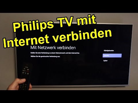 Philips TV Connecting TV to Wi-Fi / Internet Instructions
