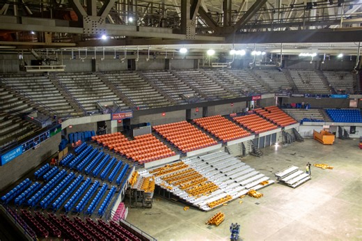 Charleston Coliseum & Convention Center makes changes to seating