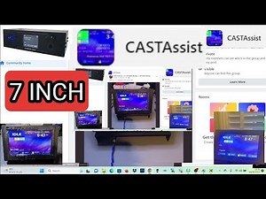 CAST ASSIST - IP RADIO DV MEGACAST , 7 INCH , - CONTROL SCREEN - BESPOKE HOUSING