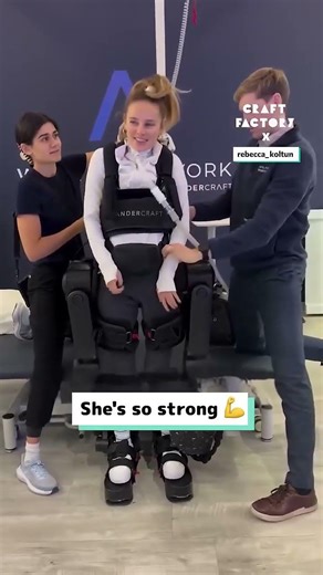 This device made me walk again, despite my quadriplegia! 👏 😍