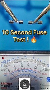 How to Test a Fuse in 10 Seconds with a Multimeter 🙂 #electronicsrepair #MULTIMITER #reelsviralシ | Tronic kingdom