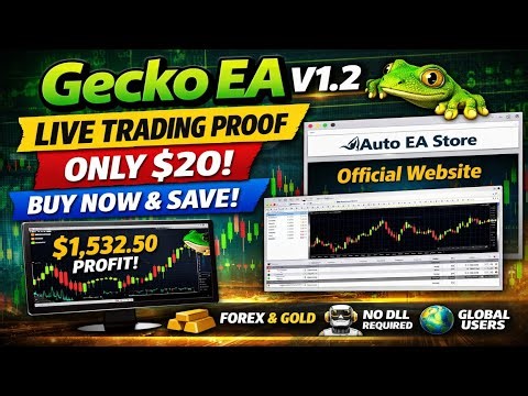 Gecko EA V1.2 MT4 Live Test + Price Reveal | Buy From Auto EA Store | Forex Robot 2026