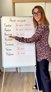 Passé composé partie 3 🇫🇷 #french #frances #clasesdefrances #frenchclass #Francia #idiomas #education | Francés con Marie