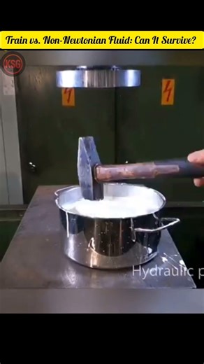 What Happens If You Put Non-Newtonian Fluid Under a Train? 🚂