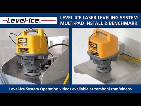 Level-Ice Laser Leveling System: Multi-pad Installation & Benchmark