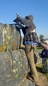 Human paintball turret! #paintball | MR.H