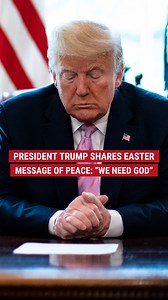2.1M views · 144K reactions | "With [God's] help, we will make our nation stronger." President Trump shares a message of faith and hope as he wishes Americans a “happy and beautiful” Easter. | Fox News | Facebook