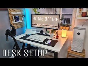 Building my Wife her Dream Minimal Home Office Desk Setup - Clean and Cozy WFH Setup