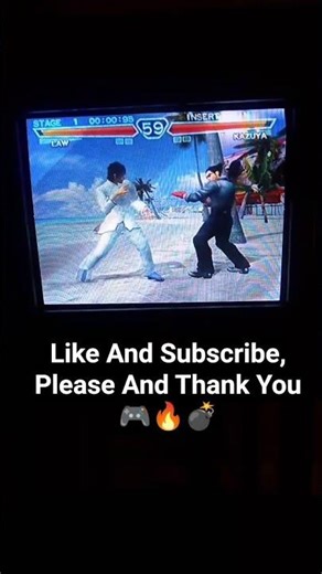 Tekken 4 - [PS2] (Gameplay) - 'CRT TV'
