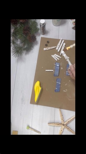 2.2K views · 48 reactions | Make some Dollar Tree clothes pin snowflakes with me! #diy #dollartree #craft #crafts | Just Jenni | Facebook