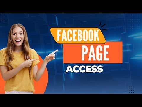 How to Give Facebook Page Access| Facebook Page Access| Manage Facebook Page| Admin to Facebook Page