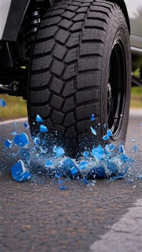 Heavy Tyre Crush Experiment 😍 So Satisfying Sounds #experiment #asmr #crushing #TyreCrush#Satisfying