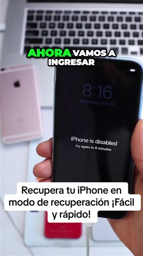 Cómo ingresar a modo de recuperación en iPhone bloqueado