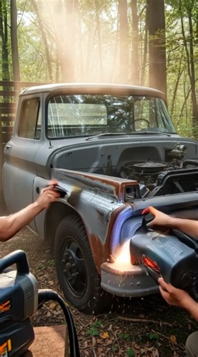 From a 1960 oil tanker truck abandoned in the forest, covered in rust and moss, to a gleaming vintage classic restored to pristine condition ✨🚛🌲 This project brings a legendary machine from the past back to life, allowing it to stand proudly in nature once again. Watch this incredible timelapse transformation and witness the power of revival and craftsmanship! Hashtags: #1960OilTanker #VintageTruck #TruckRestoration #ClassicHeavyDuty #TimelapseBuild #BeforeAfter #RestorationProject #ForestReco