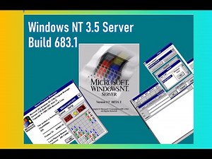 Windows NT 3.5 Server Build 683.1