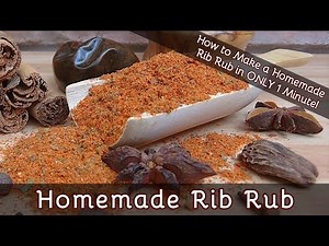 How to Make Rib Rub in ONLY 1 Minute | Season & Flavor Your Ribs Perfectly | #179