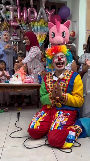 Fun Birthday Celebration with Clown Entertainment