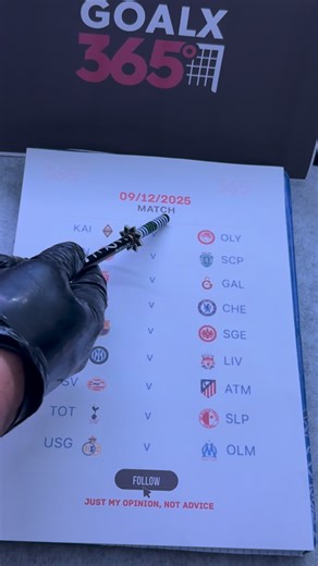 Goalx 365 on Instagram: "Prediction goals for Tuesday 09/12/2025 #footballtiktok #footballpredictionstoday #footballpredictions #football #ChampionsLeague #Uefa"